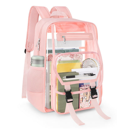 Travel Backpack – PVC, Clear, Transparent, Large Capacity – detail view 3