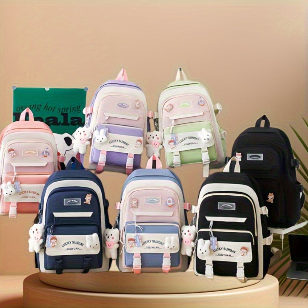 Travel Backpack – 5-Piece, Large Capacity, Lightweight, for Travel & School – detail view 15