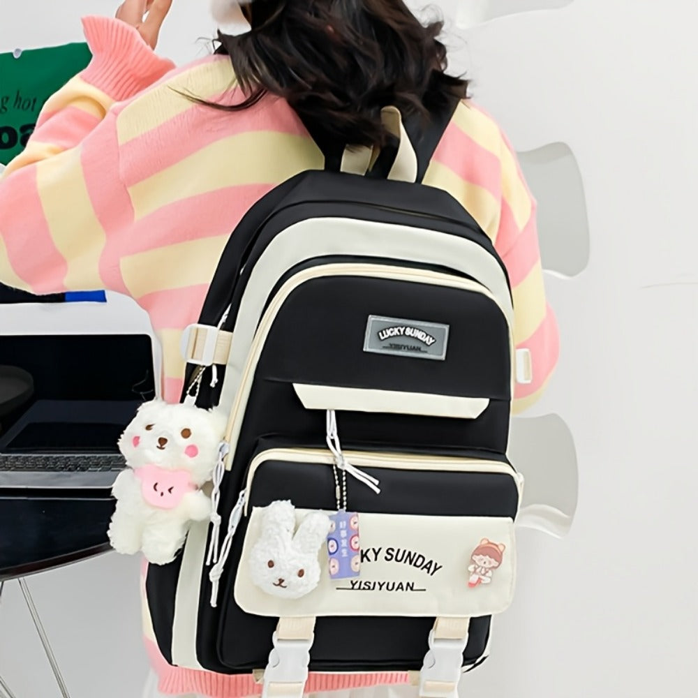 Travel Backpack – 5-Piece, Large Capacity, Lightweight, for Travel & School – detail view 25