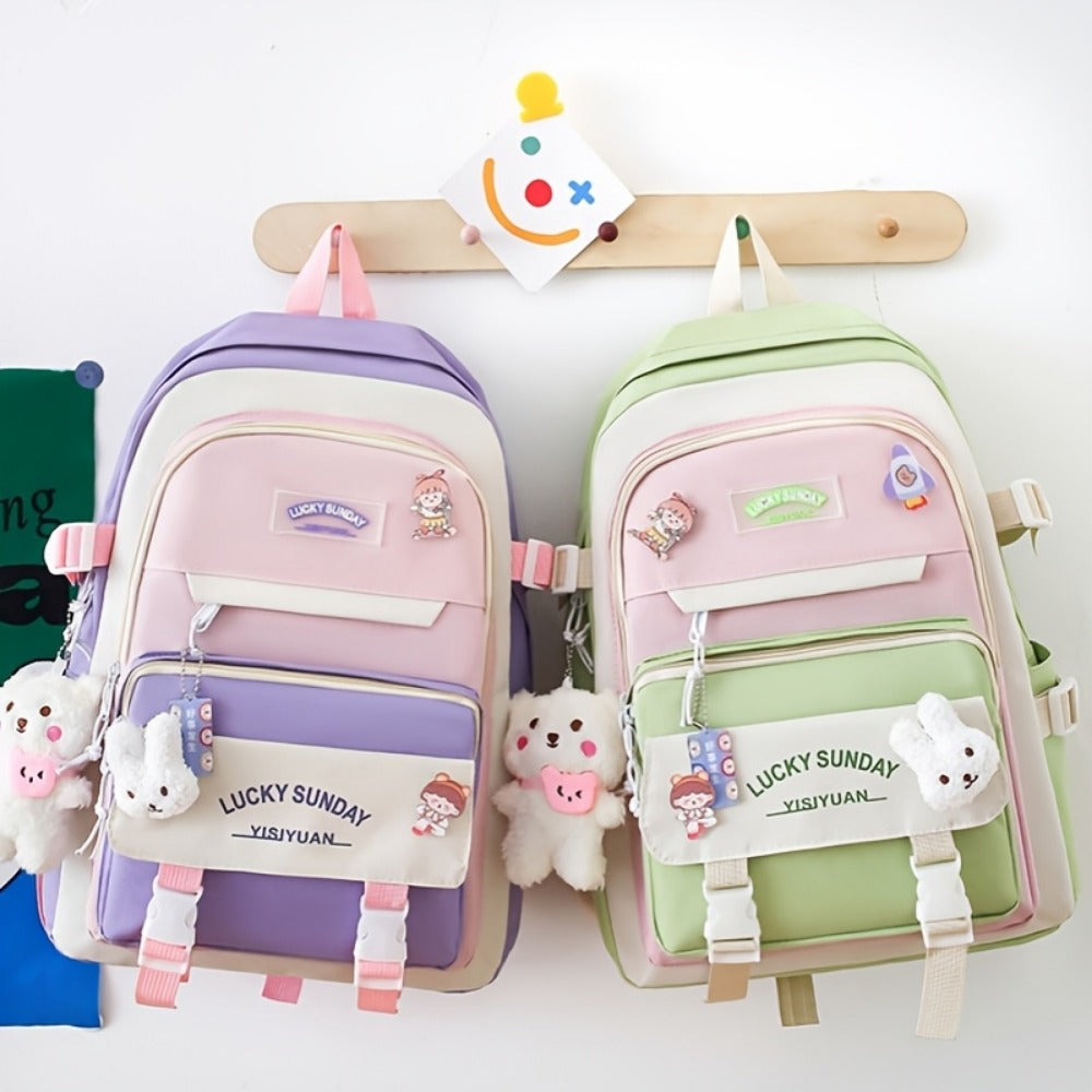 Travel Backpack – 5-Piece, Large Capacity, Lightweight, for Travel & School – detail view 26