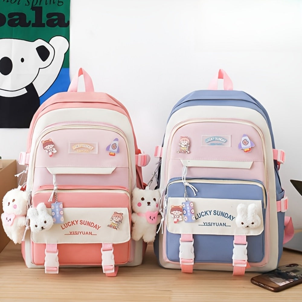 Travel Backpack – 5-Piece, Large Capacity, Lightweight, for Travel & School – detail view 27