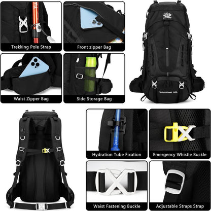 Travel Backpack – 50L, Lightweight, for Travel – detail view 4