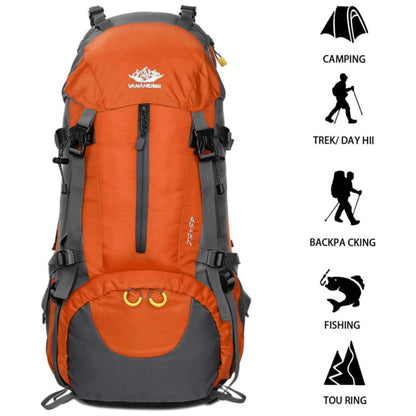 Travel Backpack – 50L, Lightweight, for Travel – front view