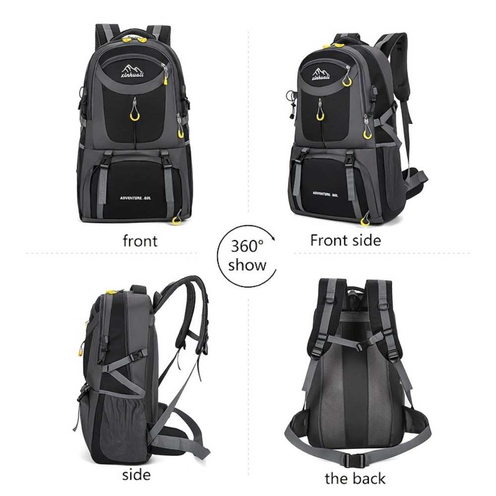 Travel Backpack – 60L, Large Capacity, Waterproof, for Travel & Work – detail view 17