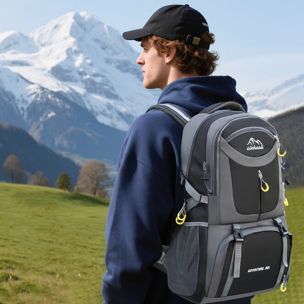 Travel Backpack – 60L, Large Capacity, Waterproof, for Travel & Work – detail view 19