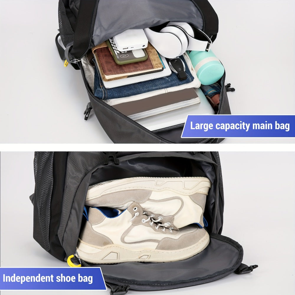 Travel Backpack – 60L, Large Capacity, Waterproof, for Travel & Work – detail view 27