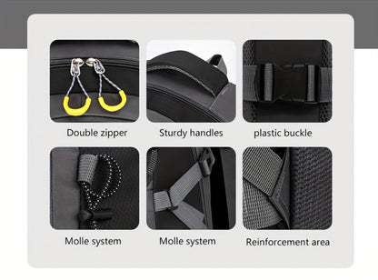 Travel Backpack – 60L, Large Capacity, Waterproof, for Travel & Work – detail view 28