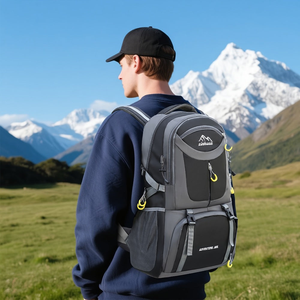 Travel Backpack – 60L, Large Capacity, Waterproof, for Travel & Work – detail view 30