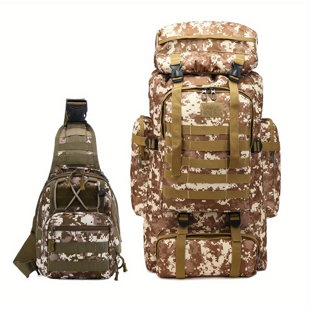 Travel Backpack – 80L, 80l Tactical Molle System Multi – detail view 26