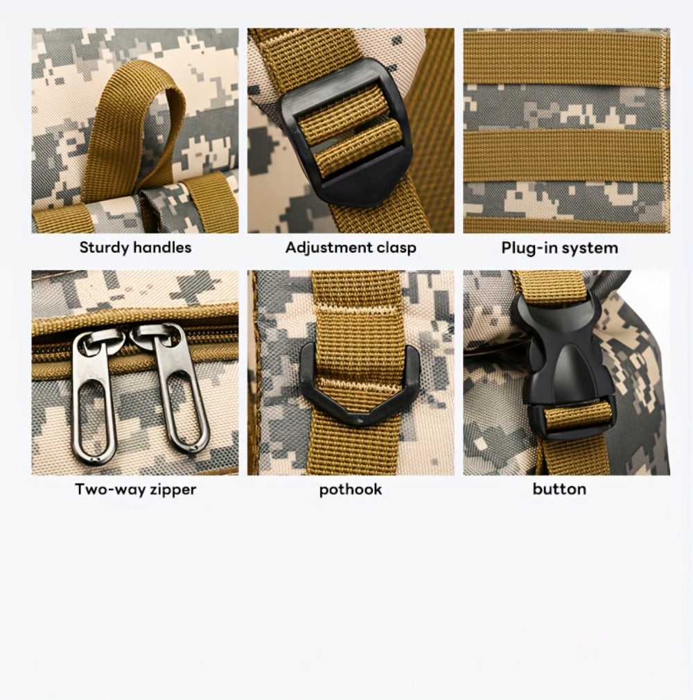 Travel Backpack – 80L, 80l Tactical Molle System Multi – detail view 33
