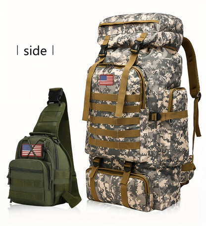 Travel Backpack – 80L, 80l Tactical Molle System Multi – detail view 39