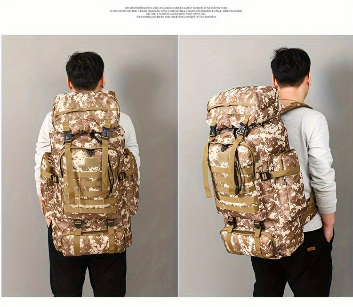 Travel Backpack – 80L, 80l Tactical Molle System Multi – detail view 44