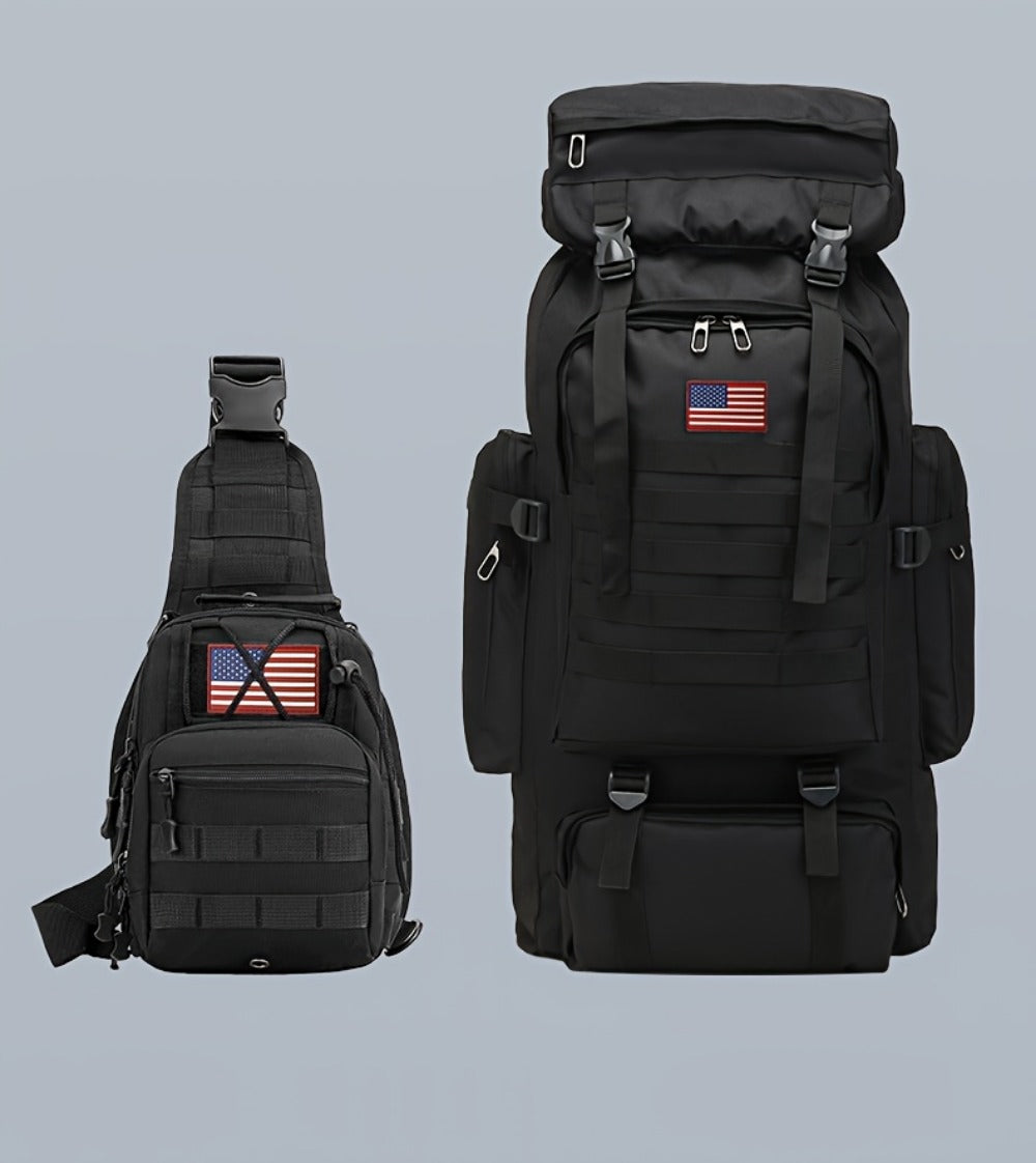 Travel Backpack – 80L, 80l Tactical Molle System Multi – detail view 49