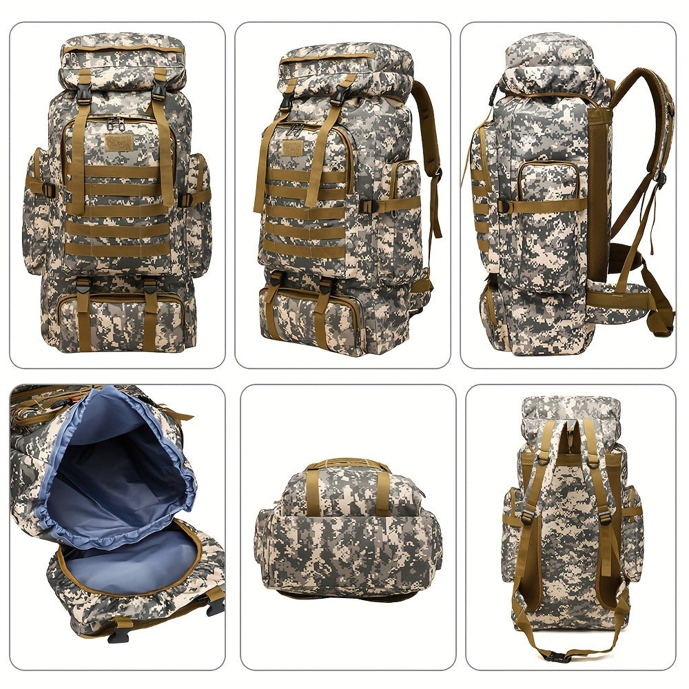 Travel Backpack – 80L, 80l Tactical Molle System Multi – detail view 15