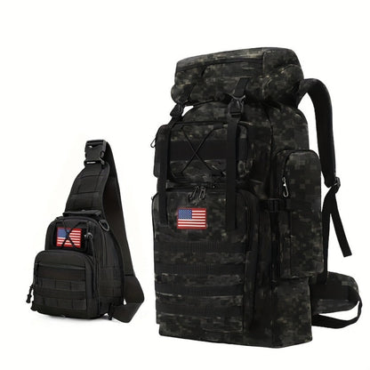 Travel Backpack – 80L, Large Capacity, Multi-Pocket – detail view 17