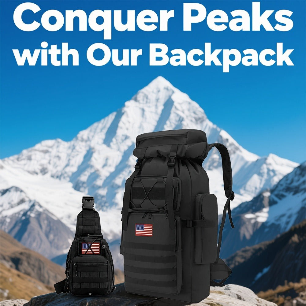 Travel Backpack – 80L, Large Capacity, Multi-Pocket – detail view 23