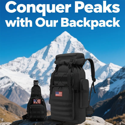 Travel Backpack – 80L, Large Capacity, Multi-Pocket – detail view 23