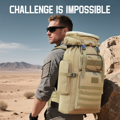 Travel Backpack – 80L, Large Capacity, Multi-Pocket – detail view 6