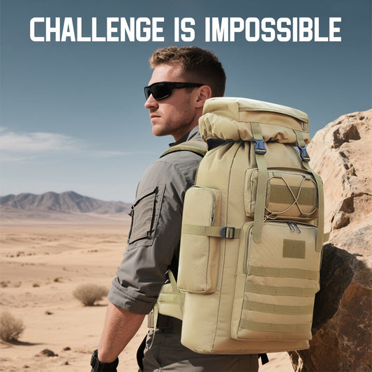 Travel Backpack – 80L, Large Capacity, Multi-Pocket – detail view 6