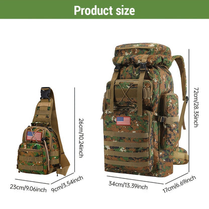 Travel Backpack – 80L, Large Capacity, Multi-Pocket – detail view 8