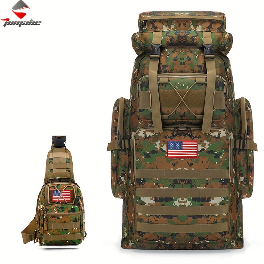 Travel Backpack – 80L, Large Capacity, Multi-Pocket – detail view 9