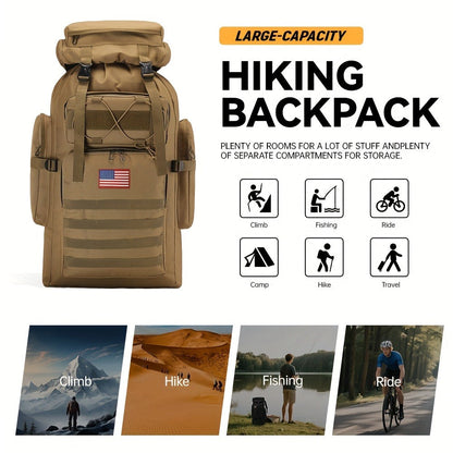 Travel Backpack – 80L, Large Capacity, Multi-Pocket – detail view 12