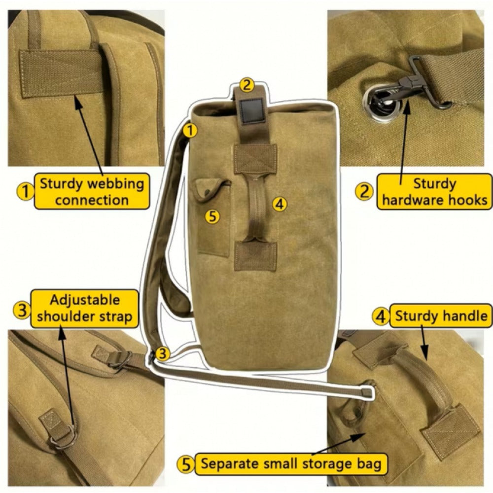 Travel Backpack – Canvas, Anti-Theft, Lightweight, for Travel – detail view 12