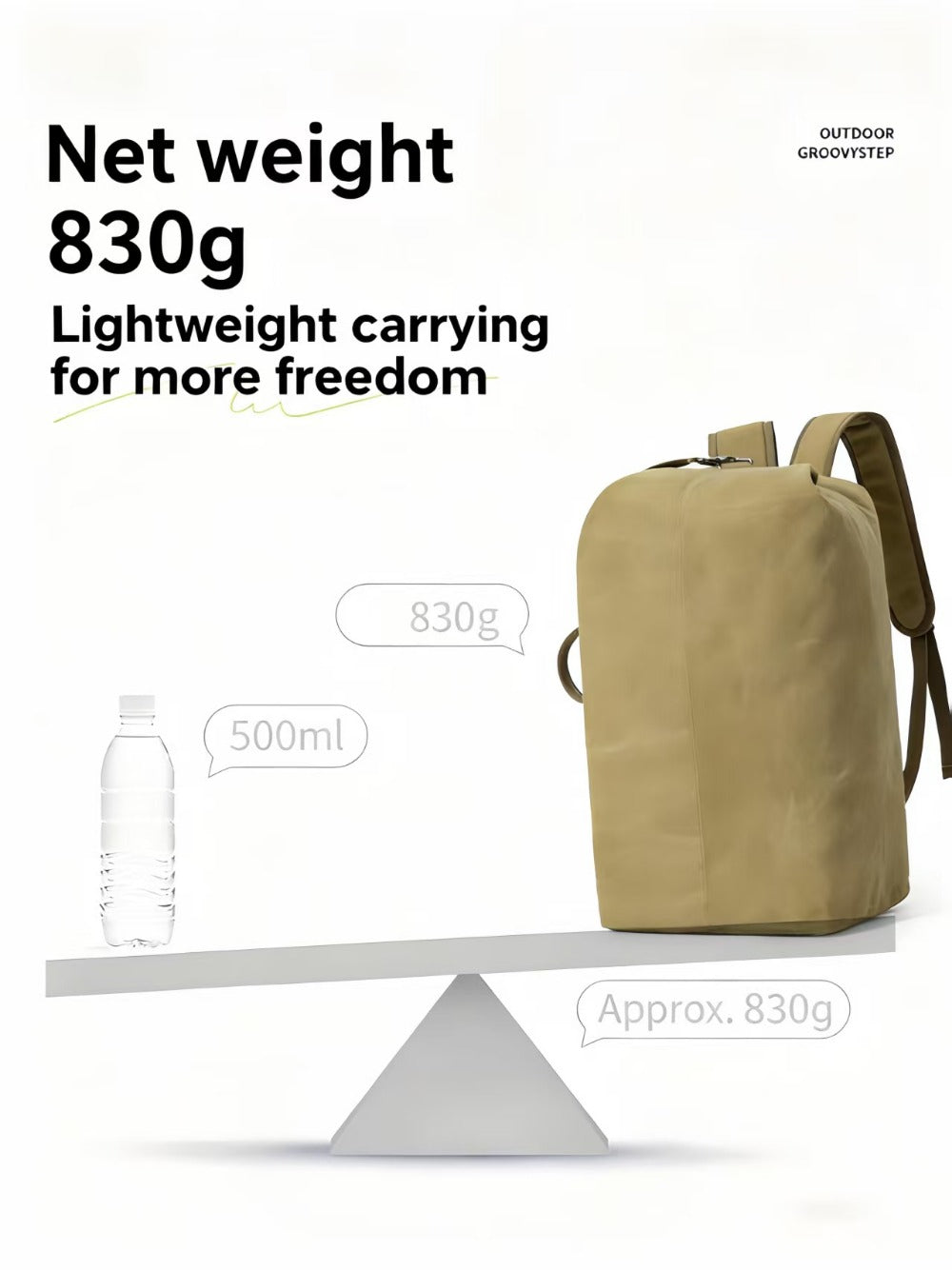Travel Backpack – Canvas, Anti-Theft, Lightweight, for Travel – detail view 24