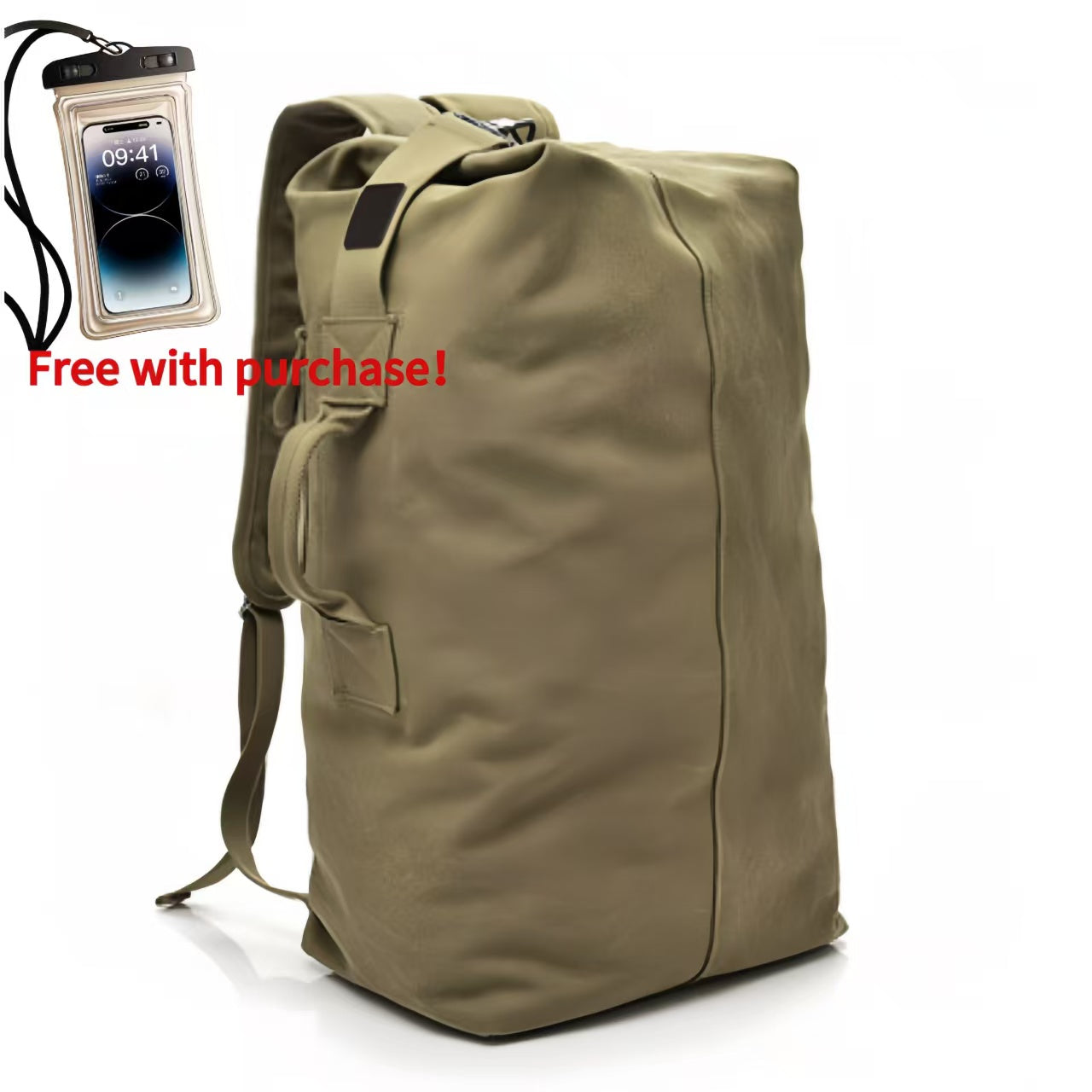 Travel Backpack – Canvas, Anti-Theft, Lightweight, for Travel – front view - product view 31