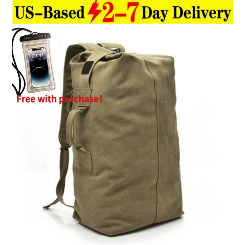 Travel Backpack – Canvas, Anti-Theft, Lightweight, for Travel – front view