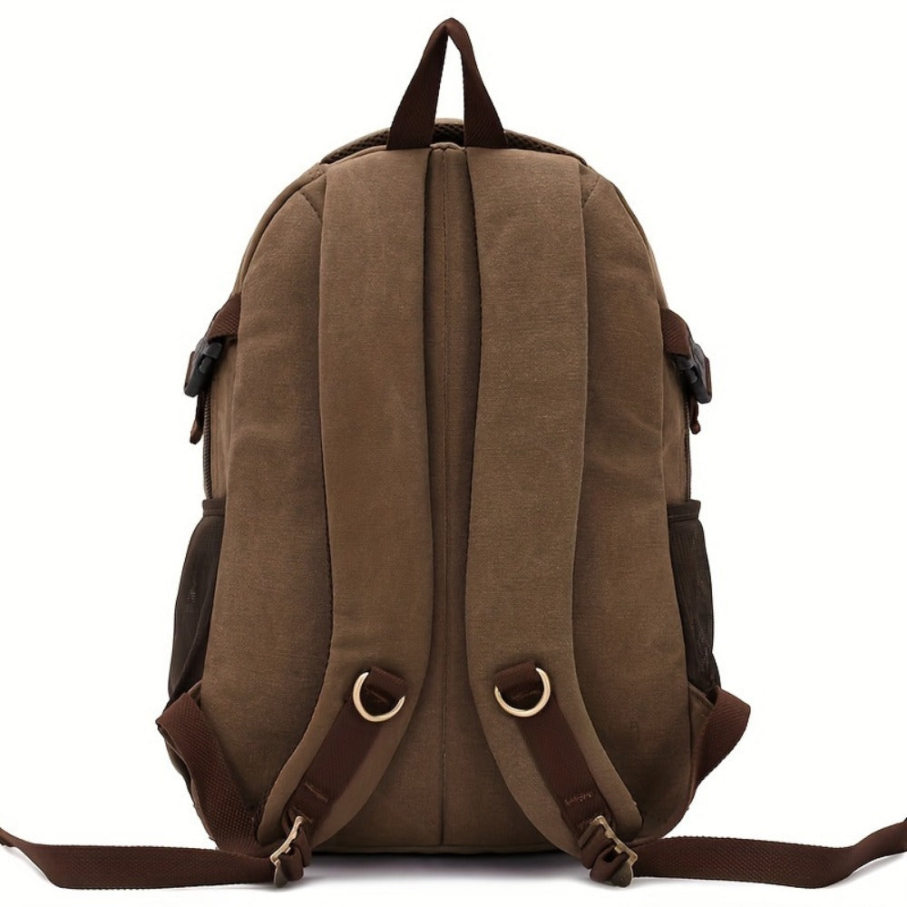 Travel Backpack – Canvas, Large Capacity, for Travel & School – detail view 5