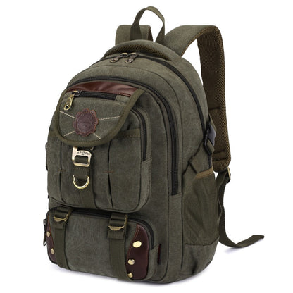 Travel Backpack – Canvas, Large Capacity, for Travel & School – detail view 8