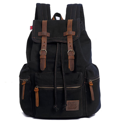 Travel Backpack – Canvas, Lightweight, Multi-Pocket, for Travel & Work – front view - product view 12