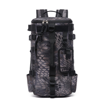 Travel Backpack – Convertible, Fishing Lure Compartment Dry Wet – detail view 2