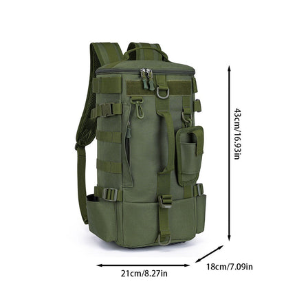 Travel Backpack – Convertible, Fishing Lure Compartment Dry Wet – detail view 7