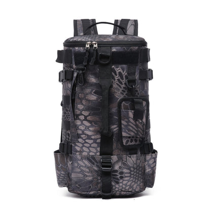 Travel Backpack – Convertible, Fishing Lure Compartment Dry Wet – detail view 12