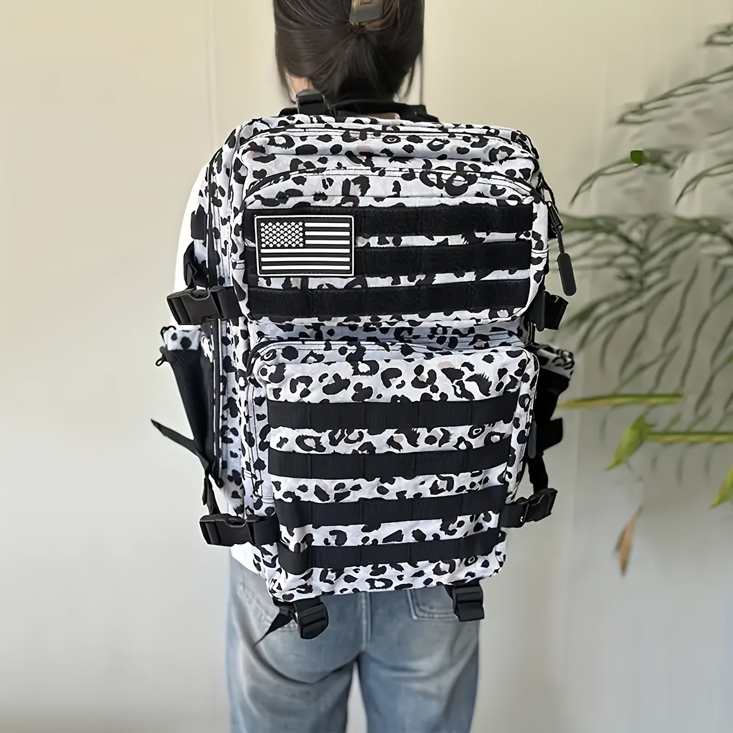 Travel Backpack – Hiking Large Molle Rucksack Day – front view - product view 9