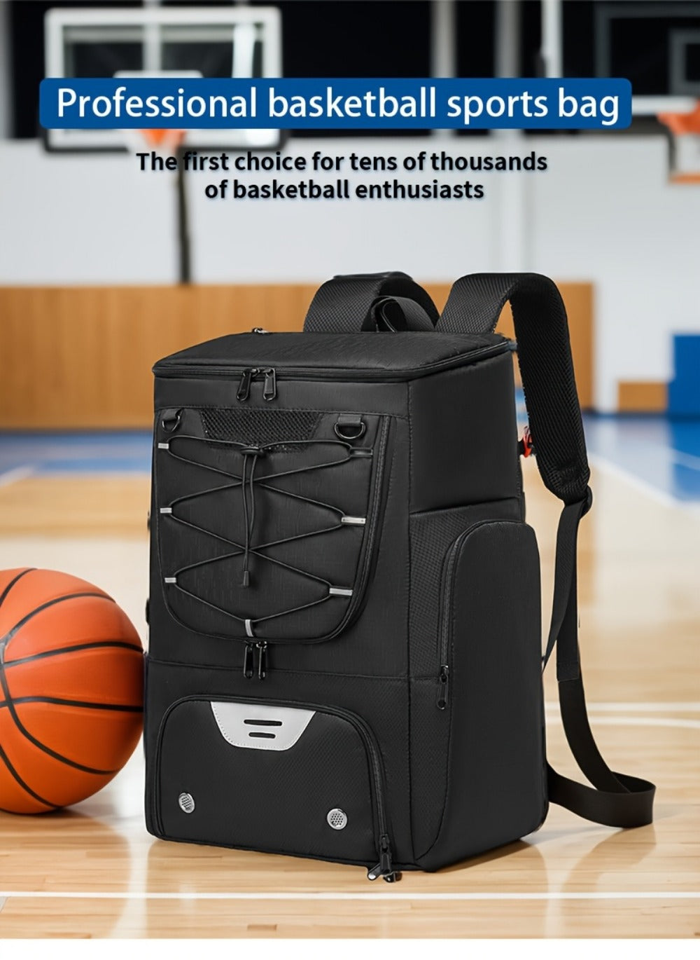 Travel Backpack – Large Capacity, Youth Basketball Shoe Compartment Multifunctional – detail view 13