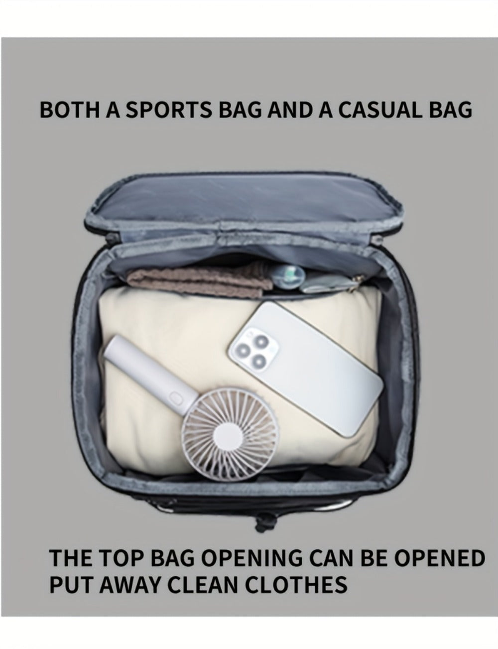 Travel Backpack – Large Capacity, Youth Basketball Shoe Compartment Multifunctional – detail view 17