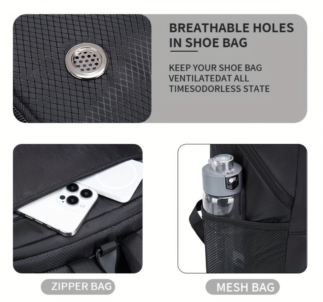 Travel Backpack – Large Capacity, Youth Basketball Shoe Compartment Multifunctional – detail view 19
