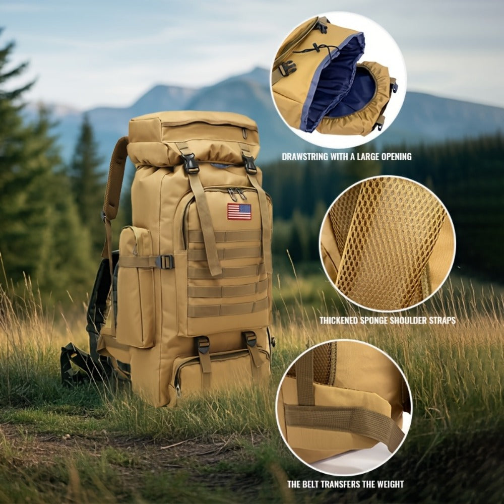 Travel Backpack – Lightweight, Adjustable Strap, for Travel – detail view 25