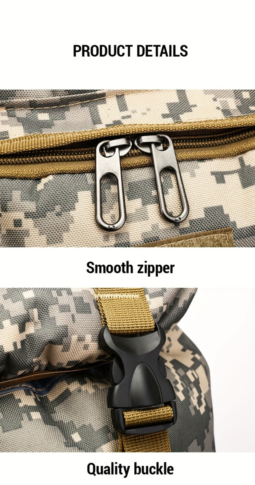 Travel Backpack – Lightweight, Adjustable Strap, for Travel – detail view 31