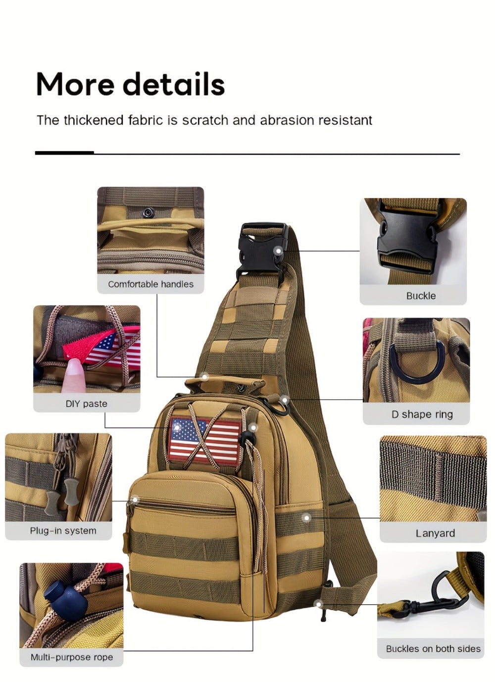 Travel Backpack – 4 Colors, Lightweight, for Travel – detail view 23