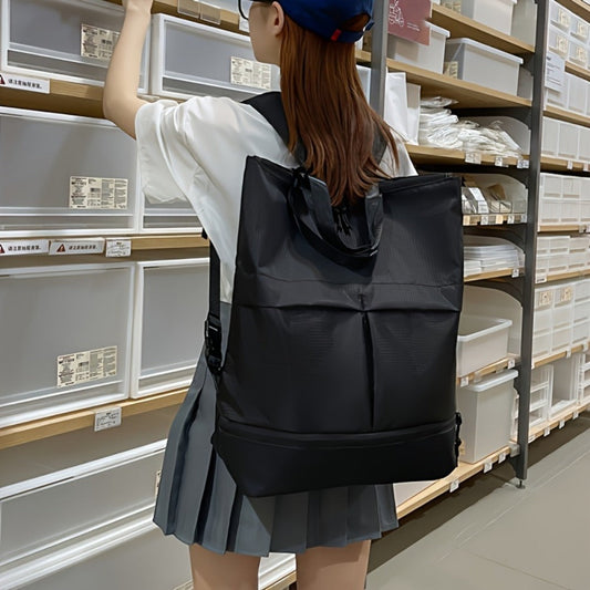 Travel Backpack – Polyester, Convertible, Large Capacity, for Travel & Work – detail view 3