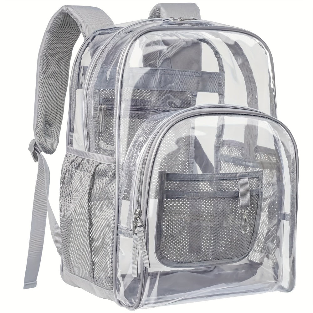 Travel Backpack – PVC, Clear, Transparent, for Travel & Work – detail view 15