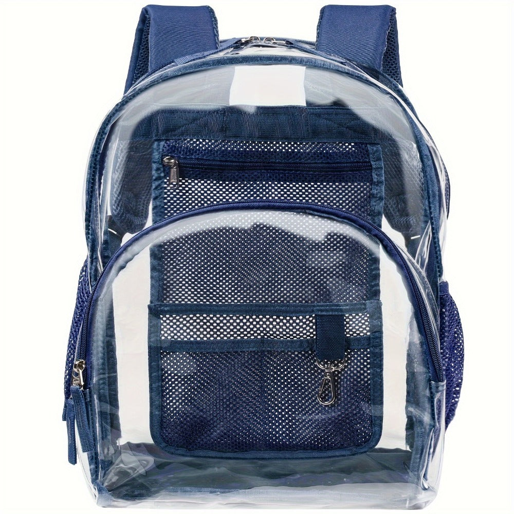 Travel Backpack – PVC, Clear, Transparent, for Travel & Work – detail view 17