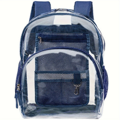 Travel Backpack – PVC, Clear, Transparent, for Travel & Work – detail view 17