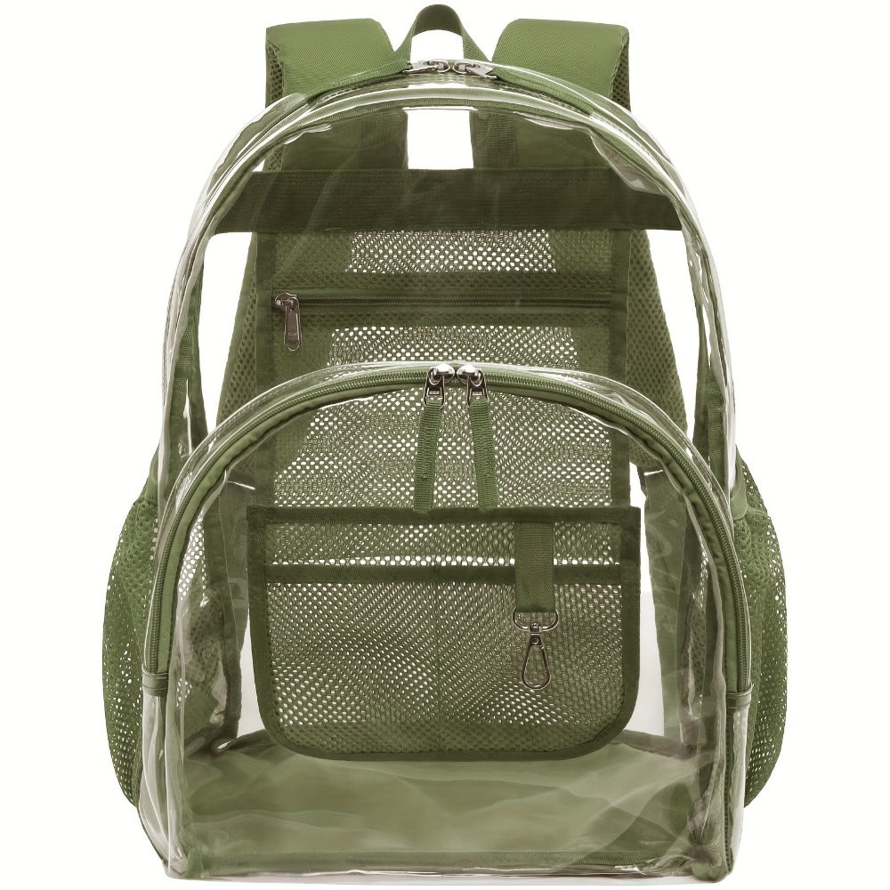 Travel Backpack – PVC, Clear, Transparent, for Travel & Work – detail view 11