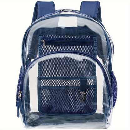 Travel Backpack – PVC, Clear, Transparent, for Travel & Work – detail view 3