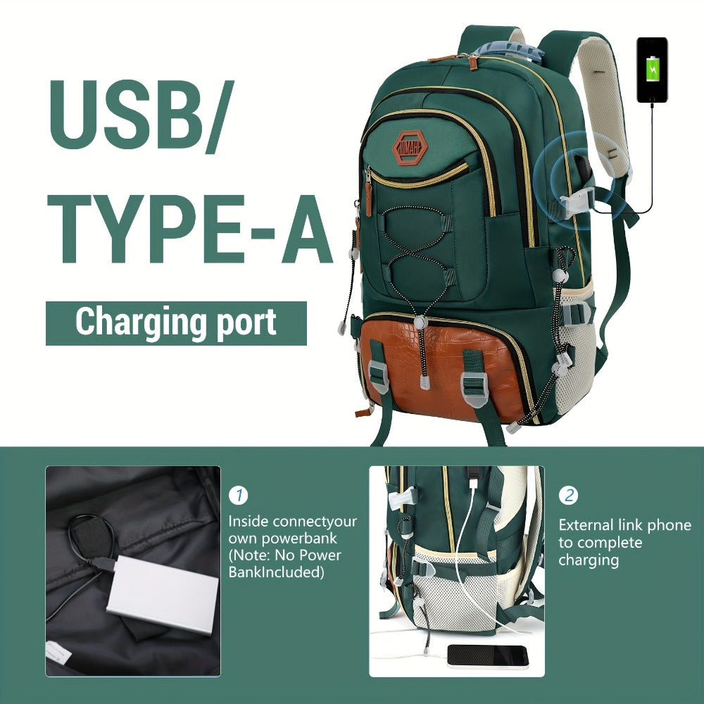 Travel Backpack – USB Charging, Large Capacity, for Travel & Work – detail view 15